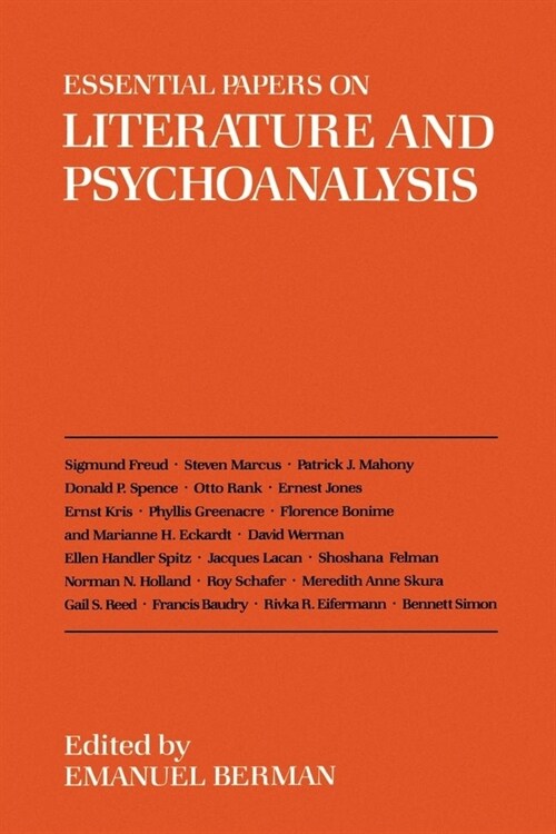 Essential Papers on Literature and Psychoanalysis (Hardcover)
