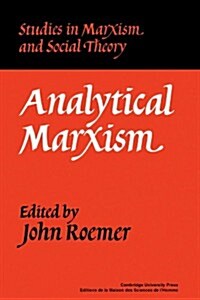 [중고] Analytical Marxism (Paperback)