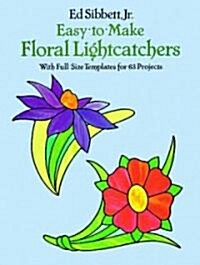 Small Floral Stained Glass Designs (Paperback)