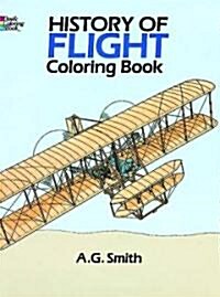 History of Flight Coloring Book (Paperback)