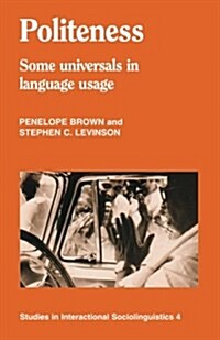 [중고] Politeness : Some Universals in Language Usage (Paperback)