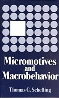 [중고] Micromotives and Macrobehavior (Paperback)