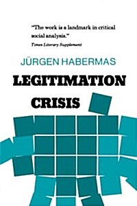 [중고] Legitimation Crisis (Paperback)