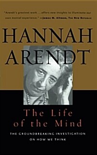 Life of the Mind: One/Thinking, Two/Willing (Paperback)