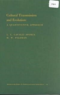Cultural Transmission and Evolution (Mpb-16), Volume 16: A Quantitative Approach. (Mpb-16) (Paperback)