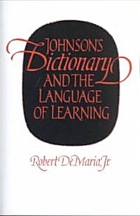 Johnsons Dictionary and the Language of Learning (Paperback)