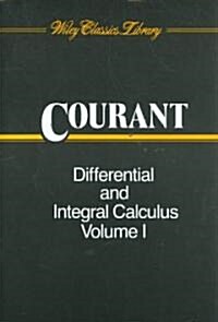 [중고] Differential and Integral Calculus, Volume 1 (Paperback, 2, Wiley Classics)