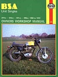 BSA Unit Singles (58 - 72) Haynes Repair Manual (Paperback)