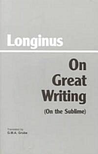 On Great Writing (Paperback)