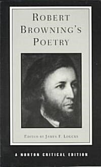 [중고] Robert Browning‘s Poetry (Paperback)