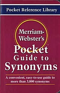 Merriam-Websters Pocket Guide to Synonyms (Paperback)