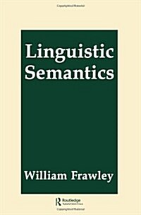 Linguistic Semantics (Hardcover)