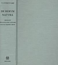 De Rervm Natvra (Hardcover)