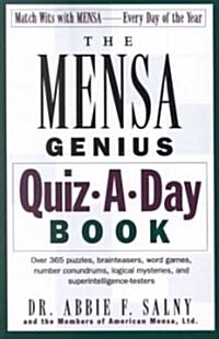 The Mensa Genius Quiz-A-Day Book (Paperback)