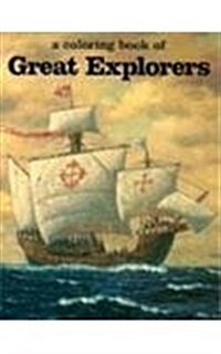 A Coloring Book of Great Explorers (Paperback)