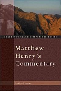 Matthew Henrys Commentary (Hardcover, Supersaver)