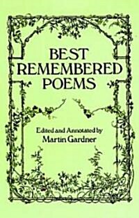 Best Remembered Poems (Paperback)