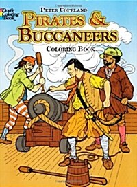 Pirates & Buccaneers Coloring Book (Paperback)