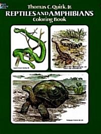 Reptiles and Amphibians Coloring Book (Paperback)