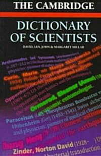 [중고] The Cambridge Dictionary of Scientists (Paperback)