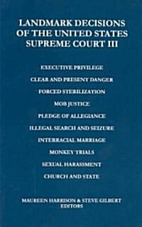 Landmark Decisions of the United States Supreme Court III (Paperback, 2)