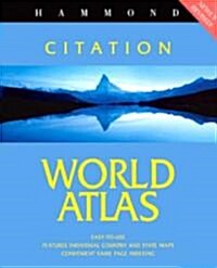 Hammond Citation World Atlas (Paperback, Revised, Illustrated)