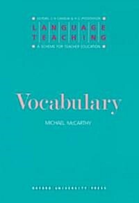 [중고] Vocabulary : A Scheme for Teacher Education (Paperback)