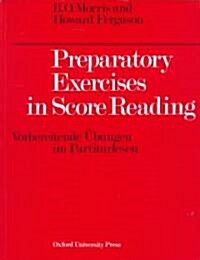 Preparatory Exercises in Score Reading (Sheet Music)