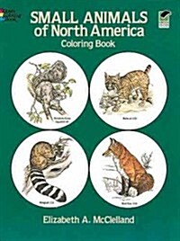 Small Animals of North America Coloring Book (Paperback)