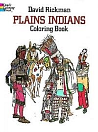Plains Indians Coloring Book (Paperback)