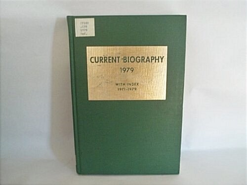 Current Biography Yearbook, 1979 (Hardcover)