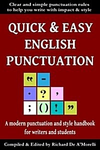 Quick & Easy English Punctuation (Paperback)