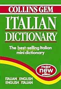 Collins Gem Italian Dictionary: Italian-English English-Italian (Paperback, 4th)