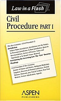 Civil Procedure, Part I (Law in a Flash) (Cards, Crds)
