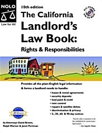 The California Landlords Book: Rights and Responsibilities with CDROM (California Landlords Law Book: Rights & Responsibilities) (Paperback, 10th Bk&Cr)