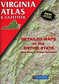 Virginia Atlas & Gazetteer (Virginia Atlas & Gazeteer) (Paperback, 3)