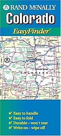 Rand McNally Colorado Easyfinder Map (USA Easyfinder Maps) (Paperback, Revised)