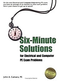 Six Minute Solutions for Electrical and Computer PE Exam Problems (Paperback, 1st)