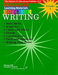 Writing Grade 4 (McGraw-Hill Learning Materials Spectrum) (Paperback, Workbook)
