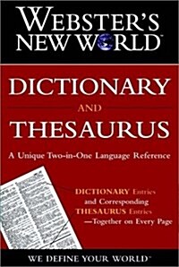 [중고] Webster‘s New World Dictionary and Thesaurus (Paperback, 1)
