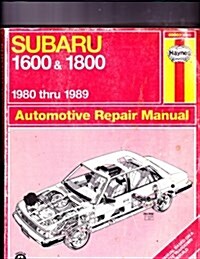 Subaru 1600 and 1800 1980 Thru 1989 Automotive Repair Manual (Book No 681) (Paperback, Revised edition)