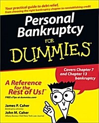 Personal Bankruptcy For Dummies (For Dummies (Lifestyles Paperback)) (Paperback, 1)