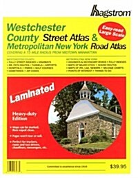 Hagstrom Westchester County & Metro New York: Covering a 75 Mile Radius from Midtown Manhattan (Spiral-bound, Revised)