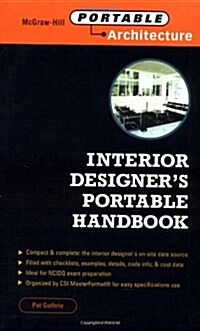 Interior Designers Portable Handbook (Paperback)