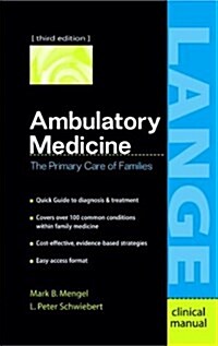 [중고] Ambulatory Medicine: Primary Care Families (Spiral-bound, 3)