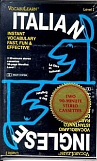 Vocabulearn Italian/English Level 1 (2 Cassettes and Wordlist) (Audio Cassette)