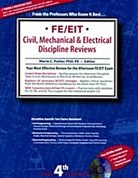 FE/EIT Discipline Review : Civil, Mechanical, Electrical (Paperback, 4th)