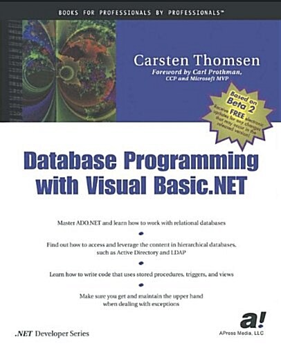 Database Programming with Visual Basic .NET (Paperback, 1)