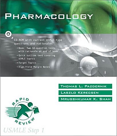 Pharmacology (Rapid Review: USMLE Step 1) (Paperback, Bk&CD-Rom)