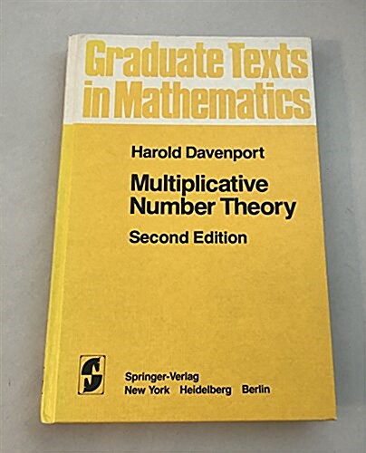 Multiplicative Number Theory (Graduate Texts in Mathematics, Vol. 74) (Hardcover, 2nd)